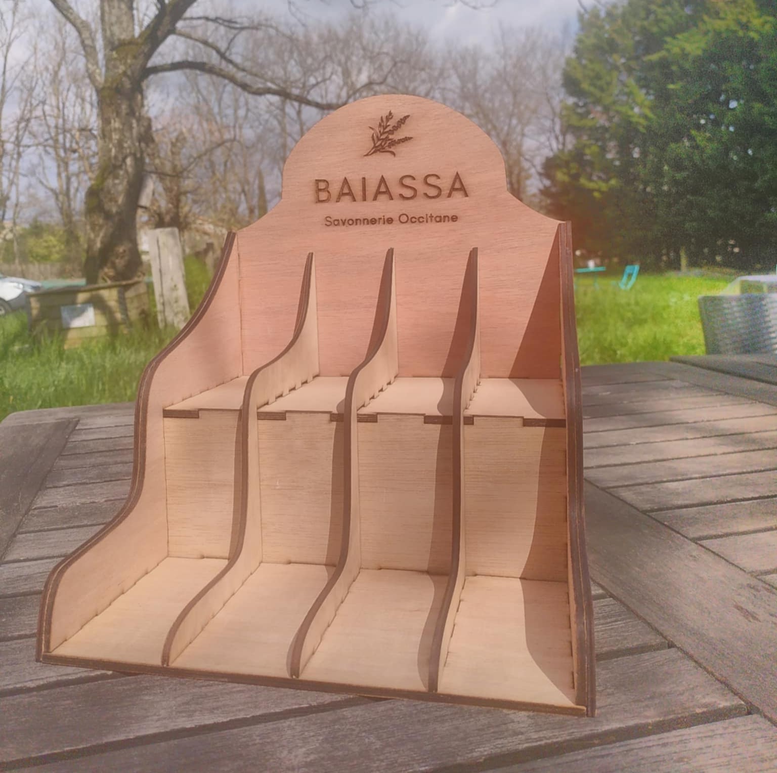 Exemple de design d'objet au laser