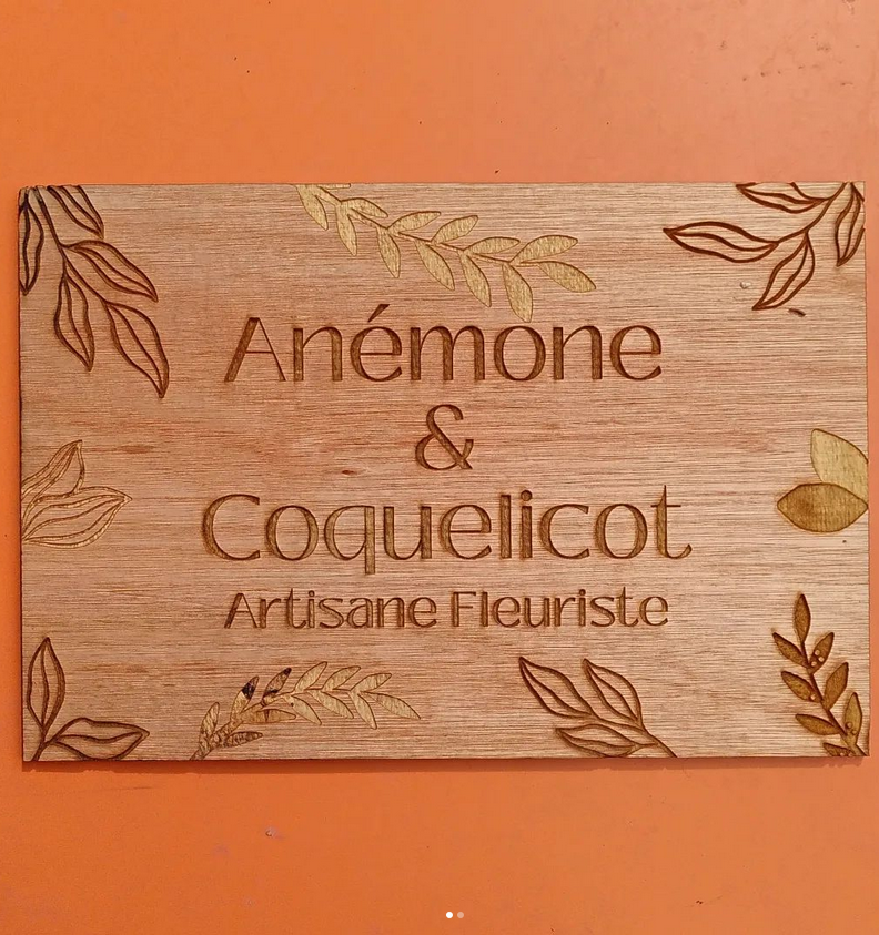 Panneau Anémone & Coquelicot